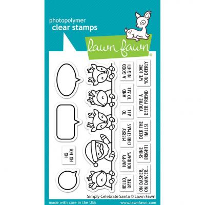 Lawn Fawn Stempel - Simply Celebrate Santa